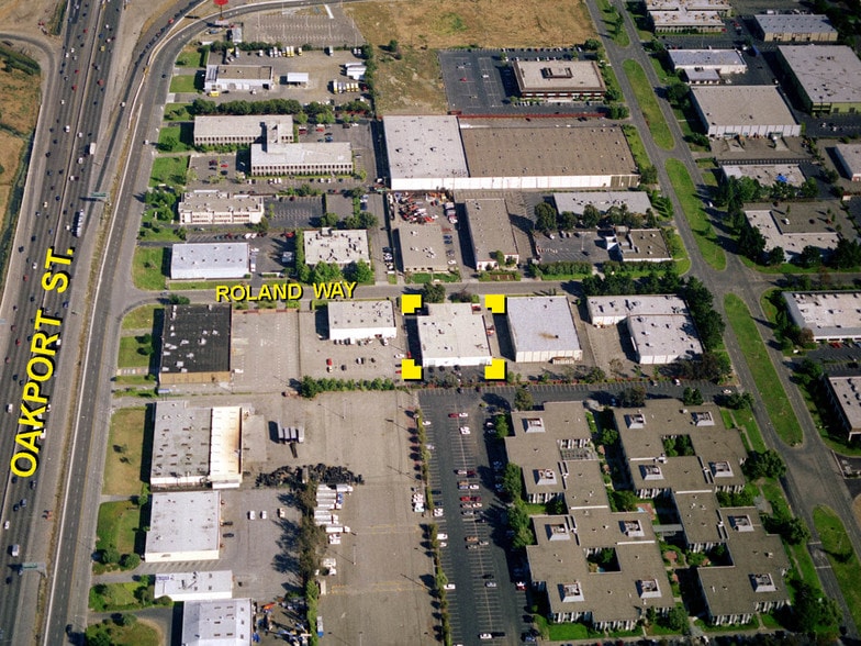 469-475 Roland Way, Oakland, CA for lease - Aerial - Image 2 of 4