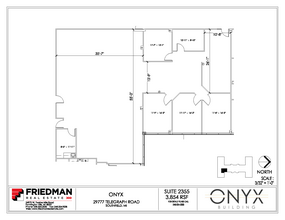 29777 Telegraph Rd, Southfield, MI for lease Floor Plan- Image 1 of 2