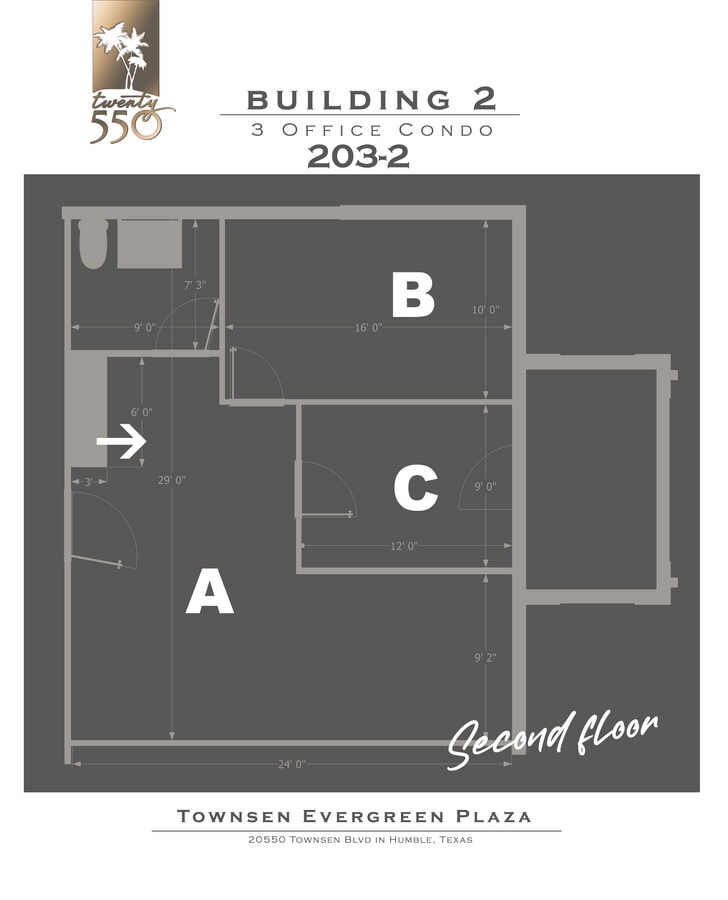 20550 Townsen Blvd, Humble, TX 77338 - Unit 4 units -  - Floor Plan - Image 1 of 2