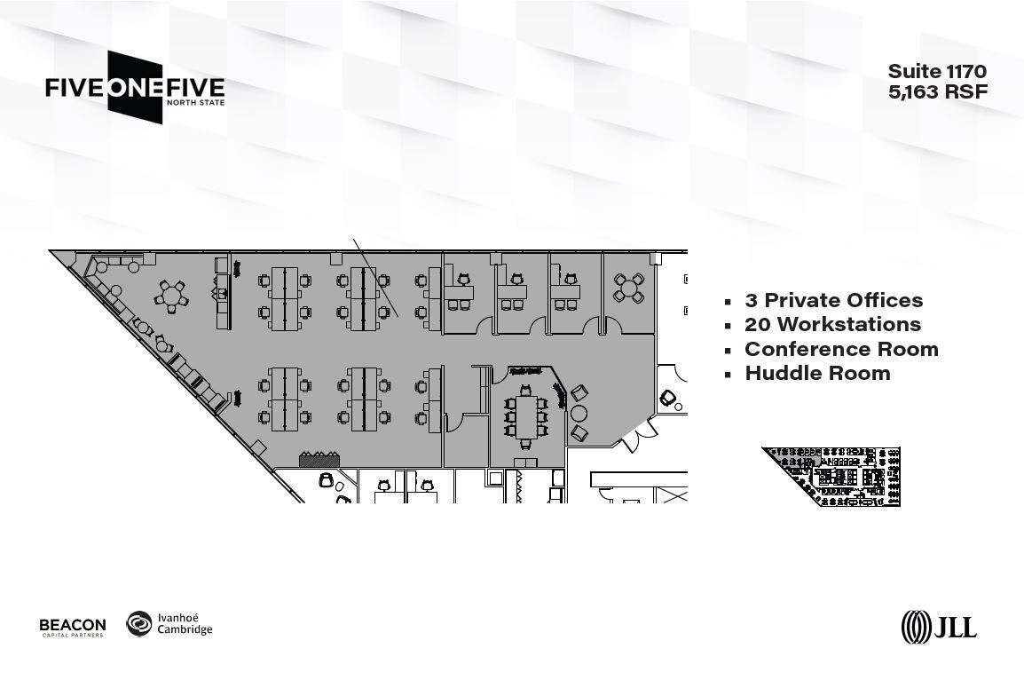 515 N State St, Chicago, IL à louer Plan d  tage- Image 1 de 9