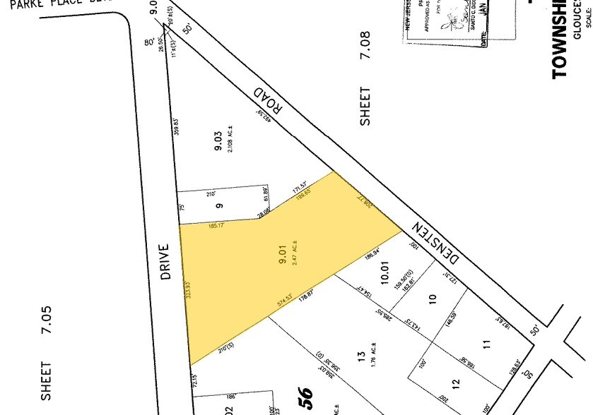 646 Delsea Dr, Sewell, NJ for lease - Plat Map - Image 2 of 20
