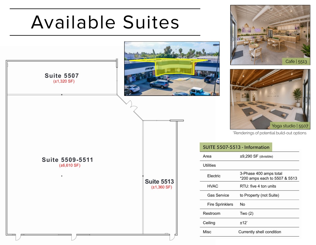 5487-5597 Clairemont Mesa Blvd, San Diego, CA for lease Floor Plan- Image 1 of 1