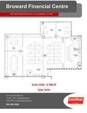 500 E Broward Blvd, Fort Lauderdale, FL for lease Floor Plan- Image 1 of 1