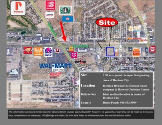 Plus de détails pour 14120 Horizon Blvd, Horizon City, TX - Terrain à vendre