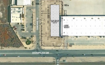 4500 Doniphan Dr, El Paso, TX - AERIAL  map view