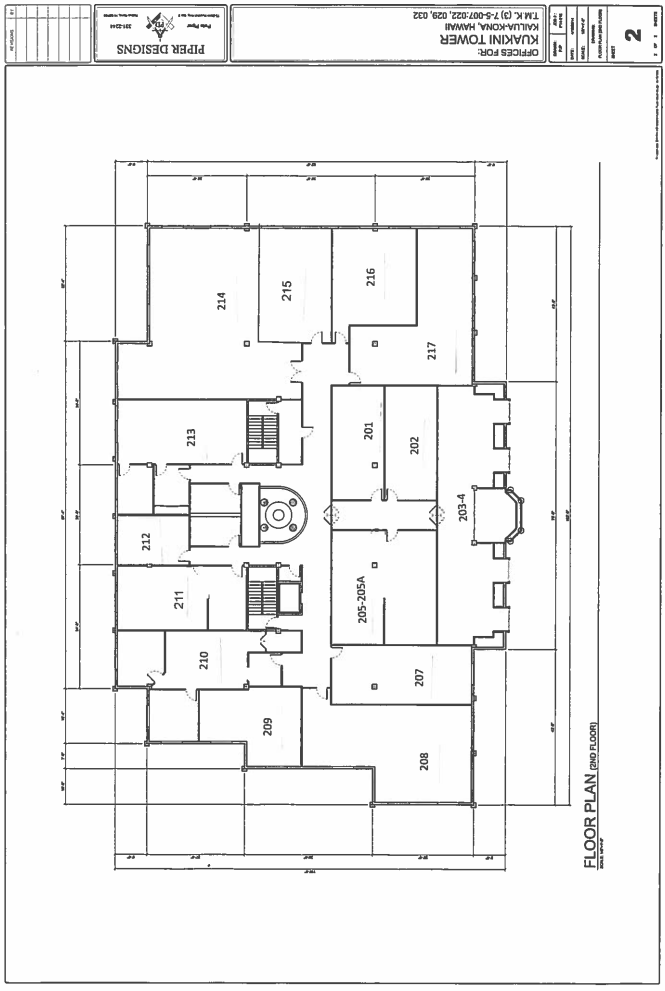 75-5722 Kuakini Hwy, Kailua Kona, HI for lease Floor Plan- Image 1 of 1