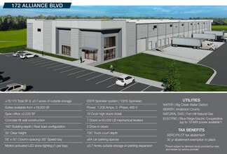 170 Alliance Blvd, Williamston, SC for lease Building Photo- Image 1 of 4