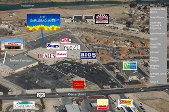 2302 W Pierce St, Carlsbad, NM - AERIAL  map view - Image1