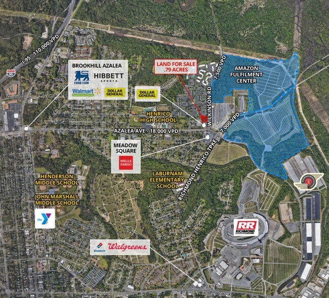 Plus de détails pour Wilkinson Rd at Azalea Ave, Richmond, VA - Terrain à vendre