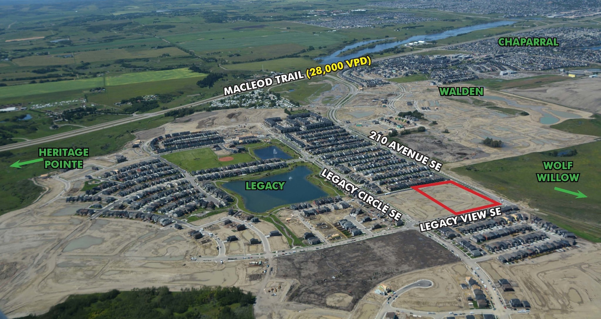 47 Legacy Vw SE, Calgary, AB for sale Aerial- Image 1 of 1