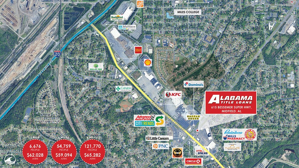 615 Bessemer Super Hwy, Midfield, AL for sale - Building Photo - Image 3 of 4