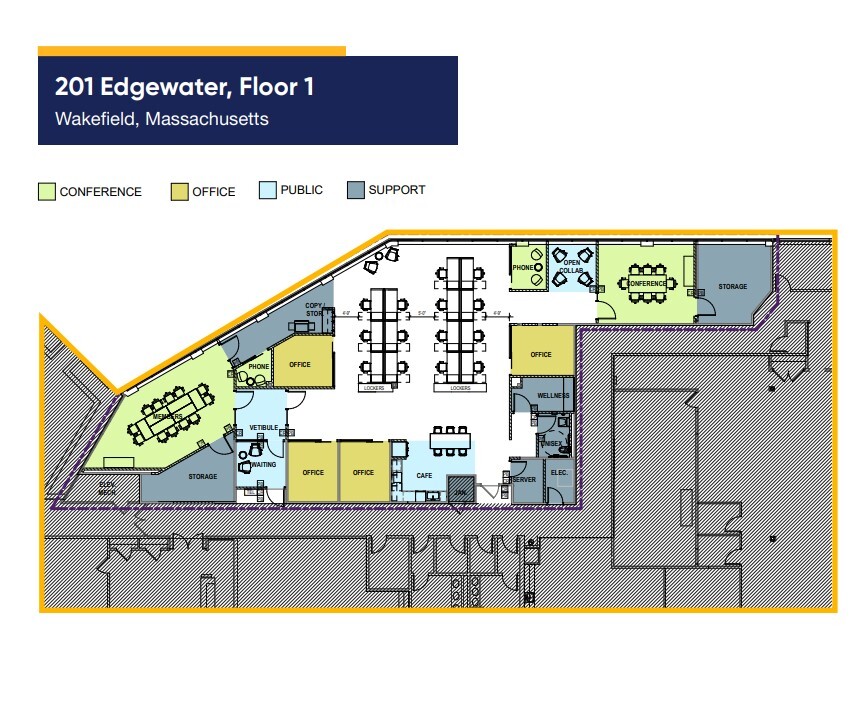 201 Edgewater Dr, Wakefield, MA for lease Floor Plan- Image 1 of 1