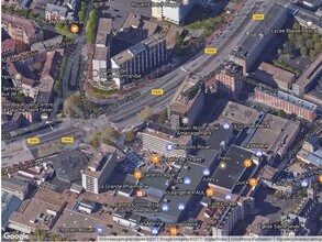 Rouen - Aerial map view