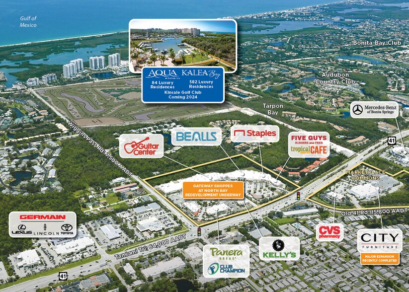 13575-13585 Tamiami Trl N, Naples, FL for lease - Aerial - Image 2 of 5