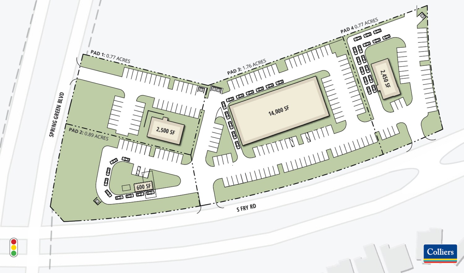 S Fry Rd & Spring Green Blvd, Katy, TX for lease Primary Photo- Image 1 of 2