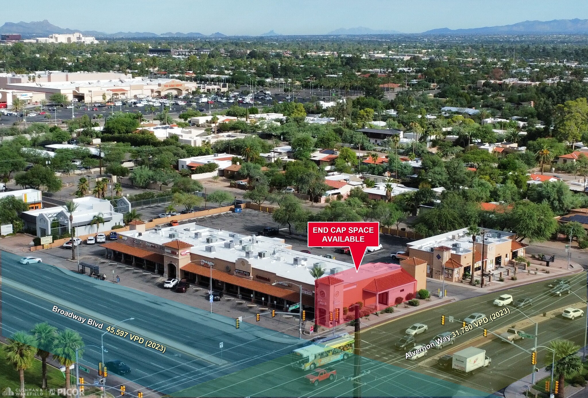 3827-3853 E Broadway Blvd, Tucson, AZ for lease Building Photo- Image 1 of 5