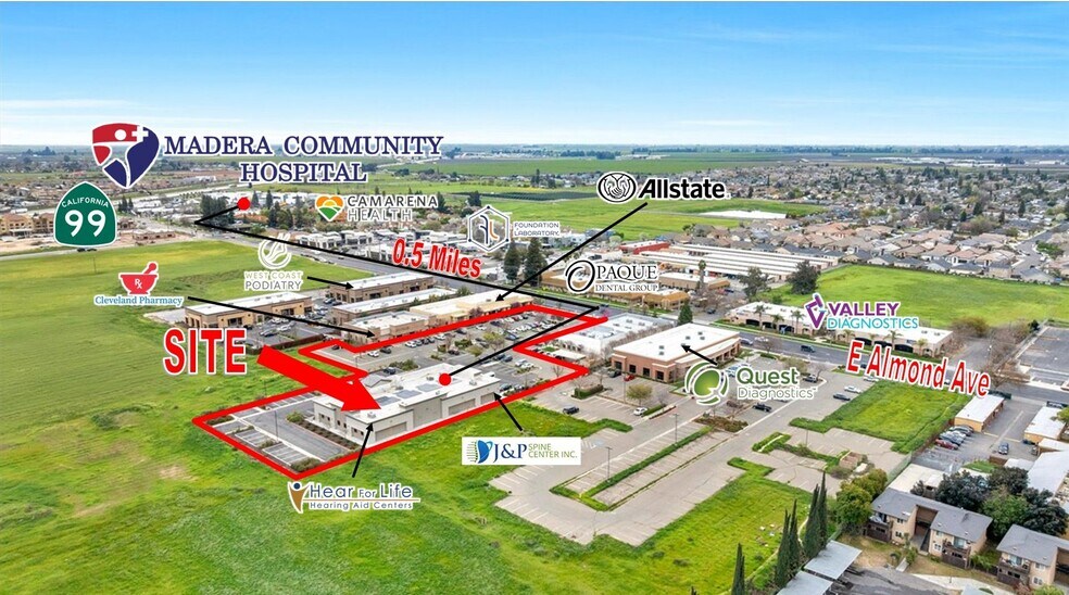 457 E Almond Ave, Madera, CA à louer - Photo du bâtiment - Image 1 de 24