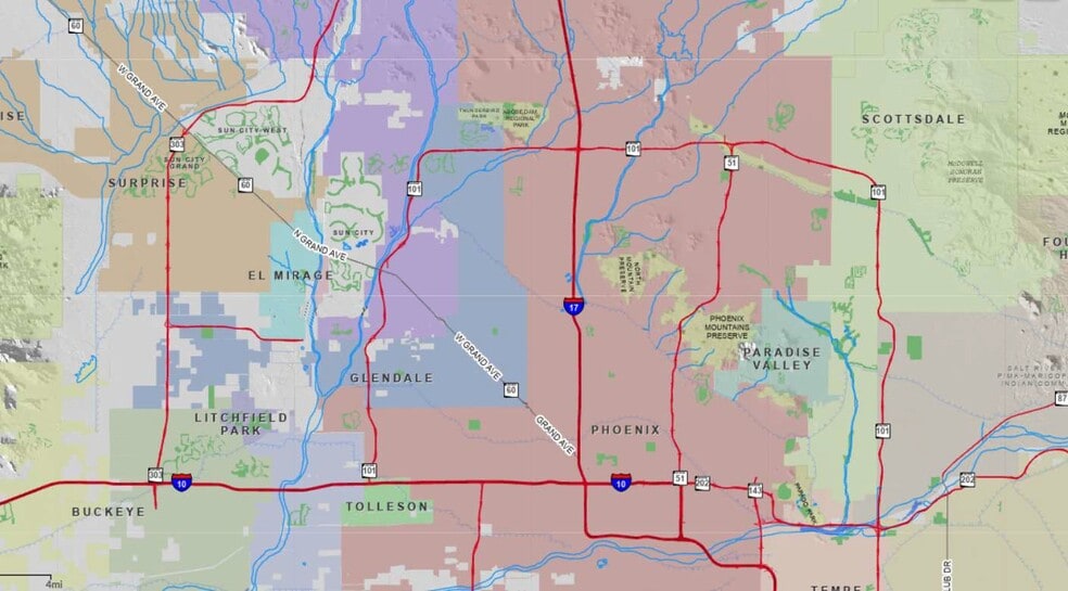 12425 W Alice Ave, El Mirage, AZ for sale - Aerial - Image 2 of 2