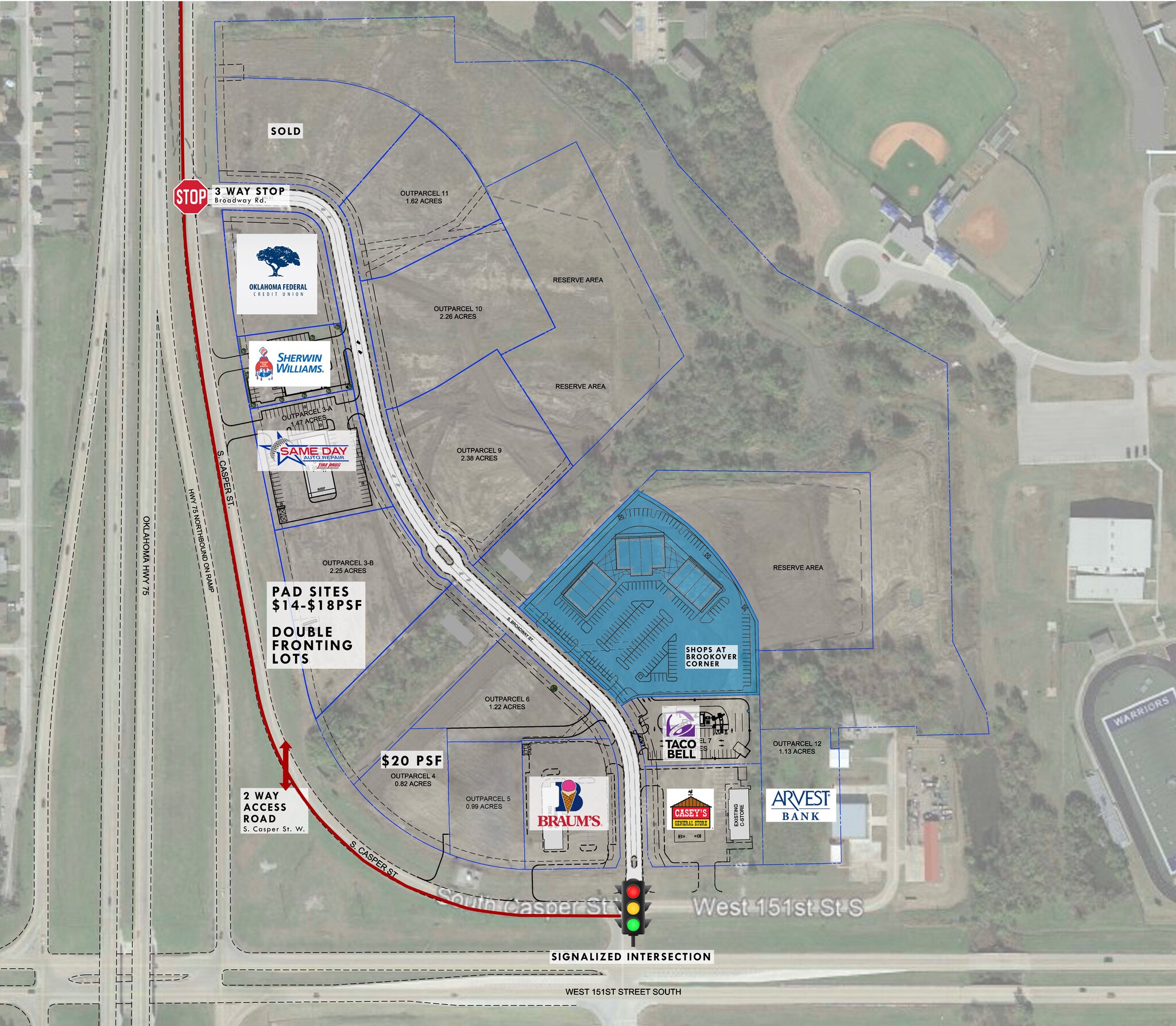 US Highway 75, Glenpool, OK à vendre Photo du bâtiment- Image 1 de 4