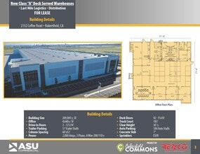 2152 Coffee Rd, Bakersfield, CA à louer Plan d’étage- Image 2 de 2