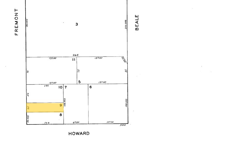 342 Howard St, San Francisco, CA à louer - Plan cadastral - Image 2 de 6