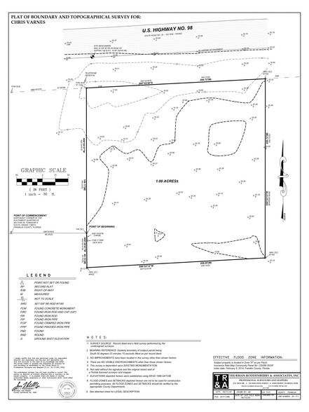 132 E 98 Hwy, Eastpoint, FL à vendre - Plan de site - Image 1 de 2