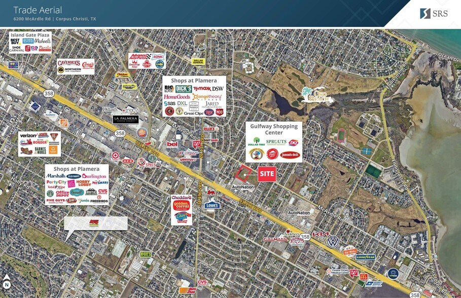 6200 McArdle Rd, Corpus Christi, TX à vendre - Aérien - Image 2 de 3