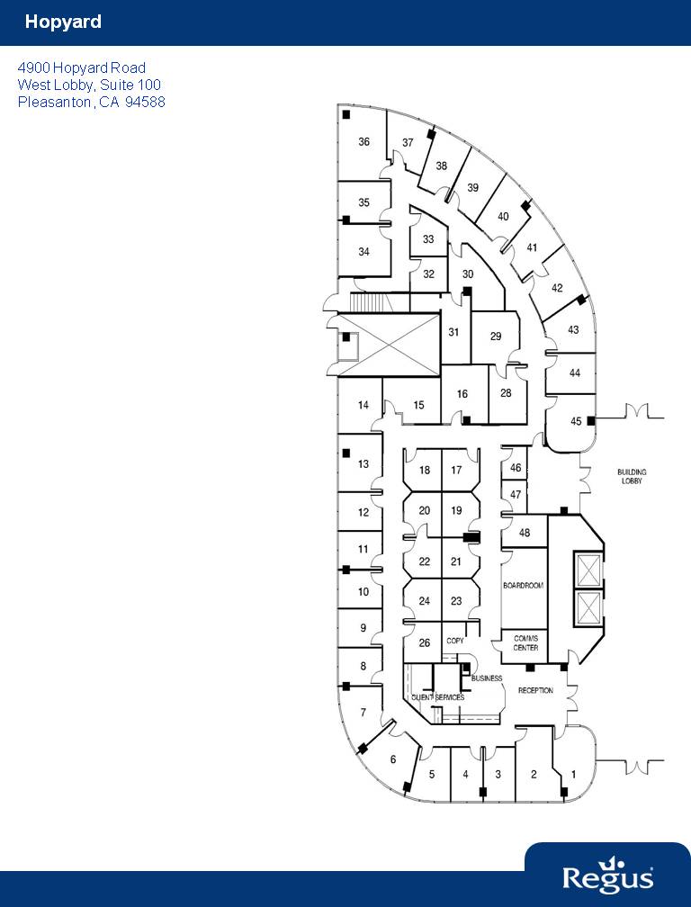 4900 Hopyard Rd, Pleasanton, CA à louer Plan d  tage- Image 1 de 1