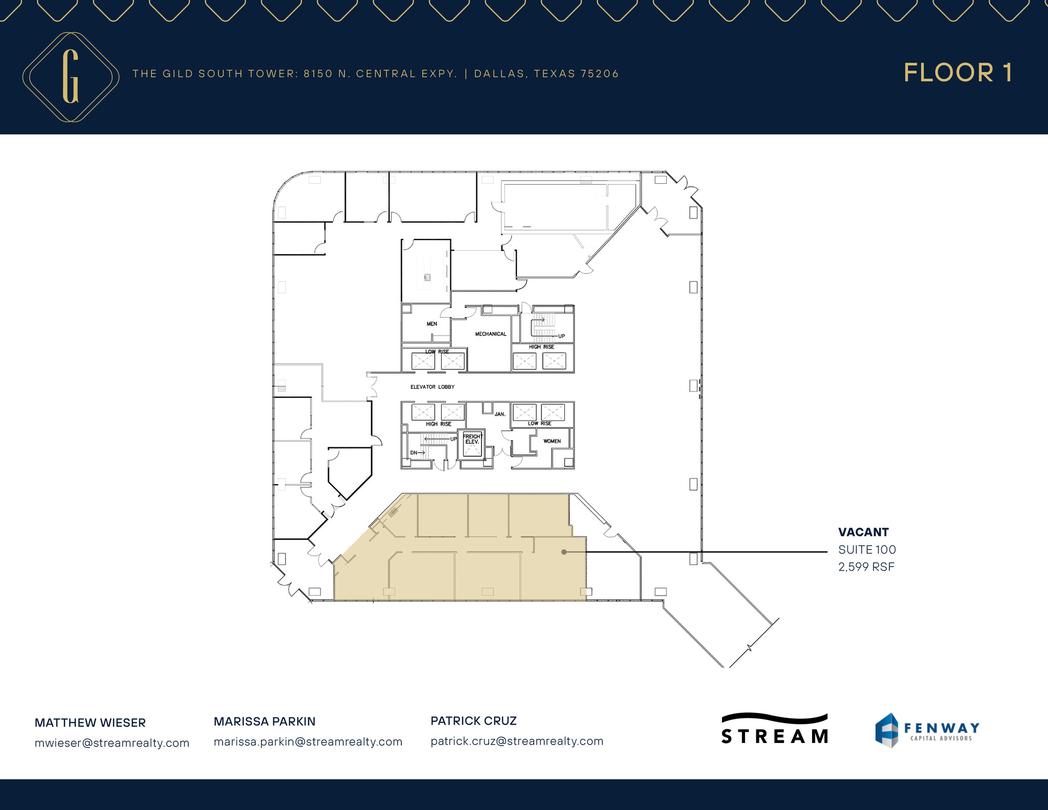 8350 N Central Expy, Dallas, TX for lease Floor Plan- Image 1 of 1