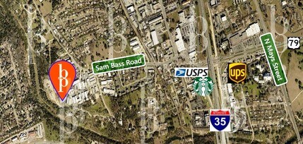 800 Brandi Ln, Round Rock, TX - Aerial map view