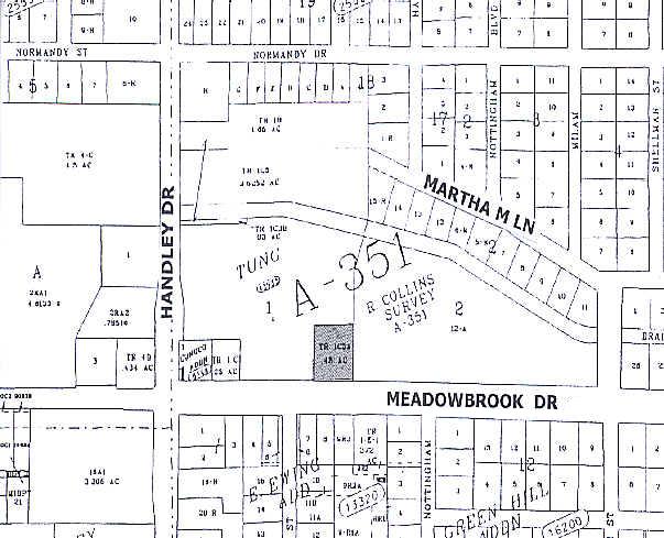 6705 Meadowbrook Dr, Fort Worth, TX à vendre - Plan cadastral - Image 2 de 9