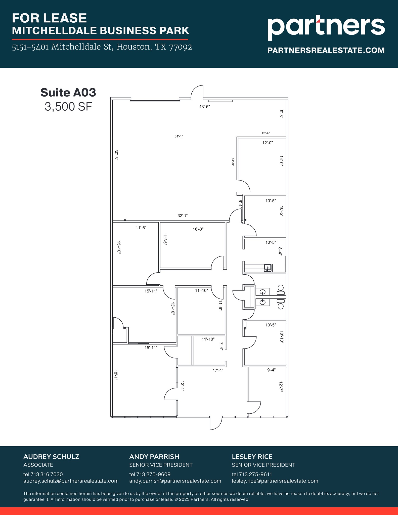 5151 Mitchelldale St, Houston, TX à louer Plan de site- Image 1 de 1