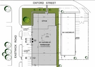 907 Oxford St, Toronto, ON à louer Plan de site- Image 2 de 2
