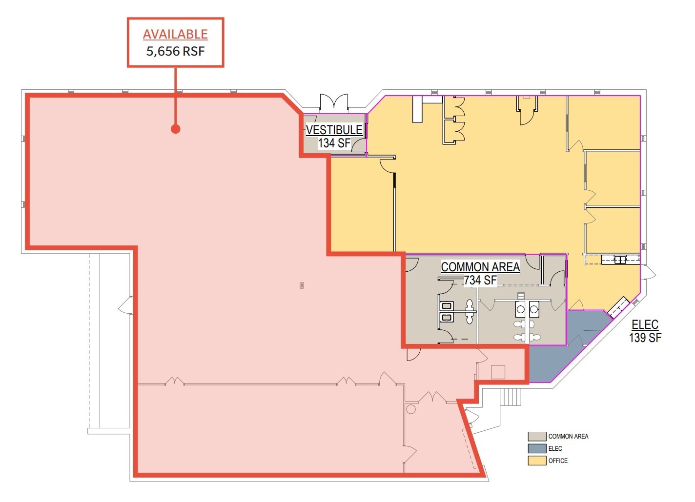 425 W Walnut St, Milwaukee, WI à louer Plan d’étage- Image 1 de 1
