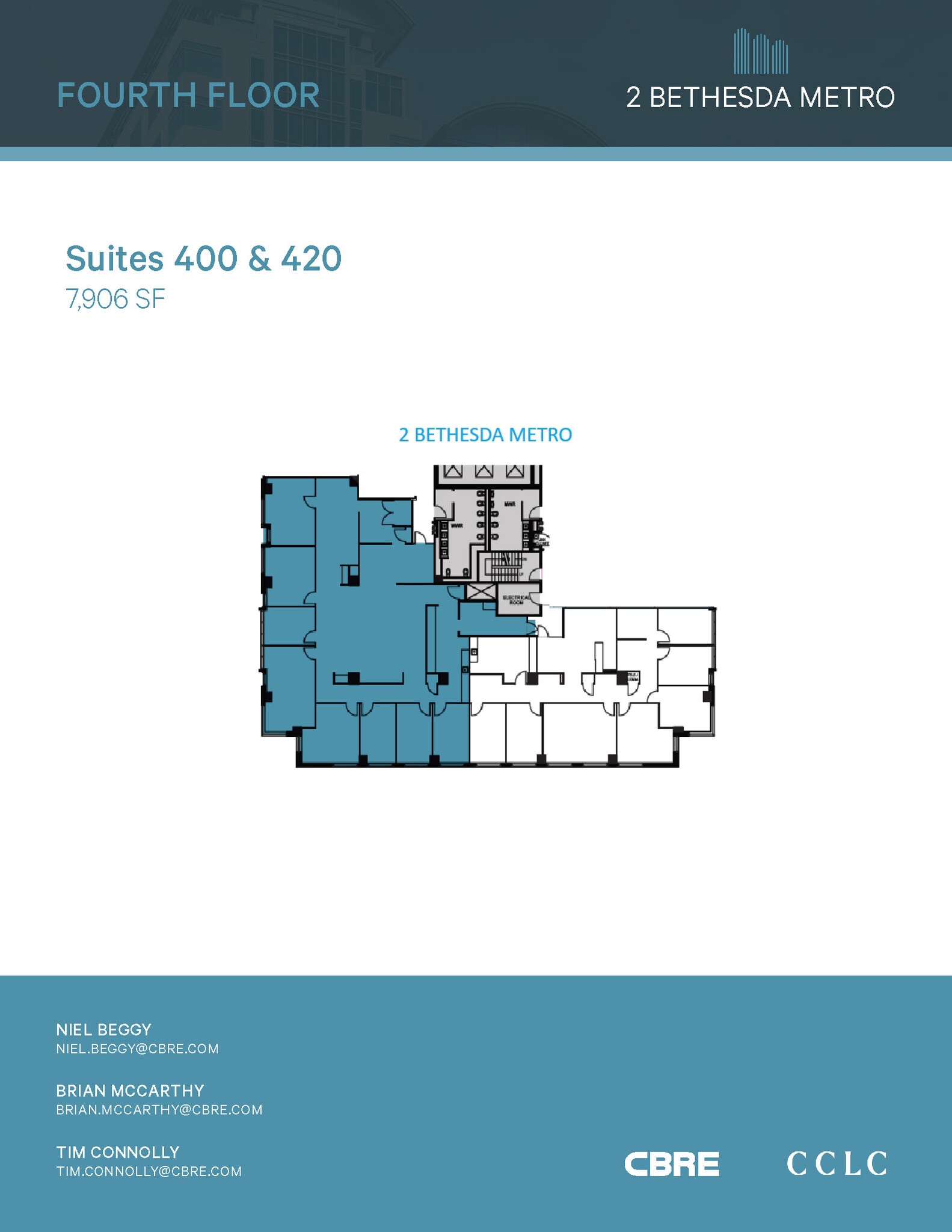 2 Bethesda Metro Ctr, Bethesda, MD for lease Floor Plan- Image 1 of 1