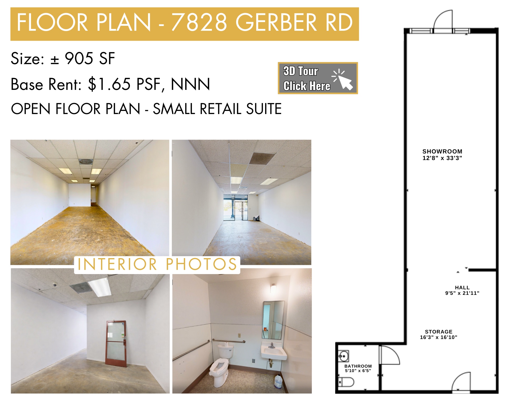 7802-7856 Gerber Rd, Sacramento, CA for lease Interior Photo- Image 1 of 3