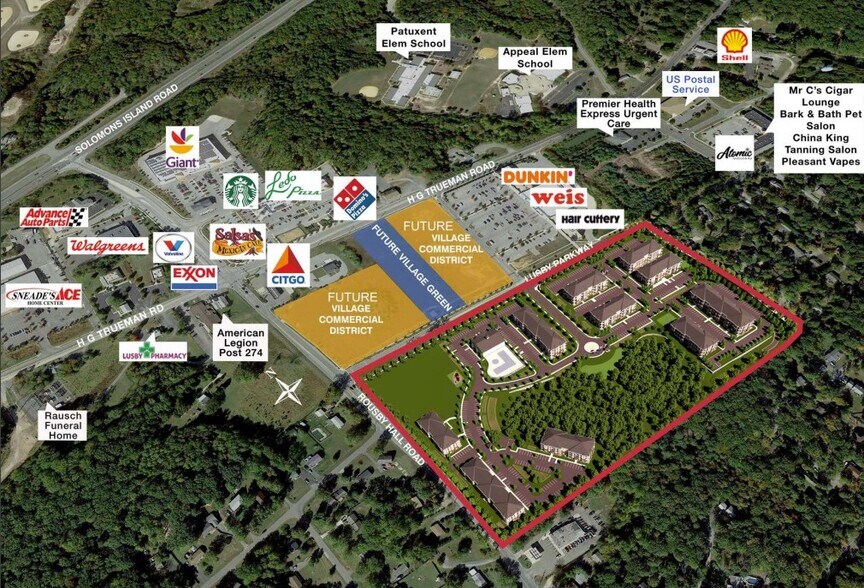 11770 Lusby Pky, Lusby, MD à vendre - Aérien - Image 1 de 1