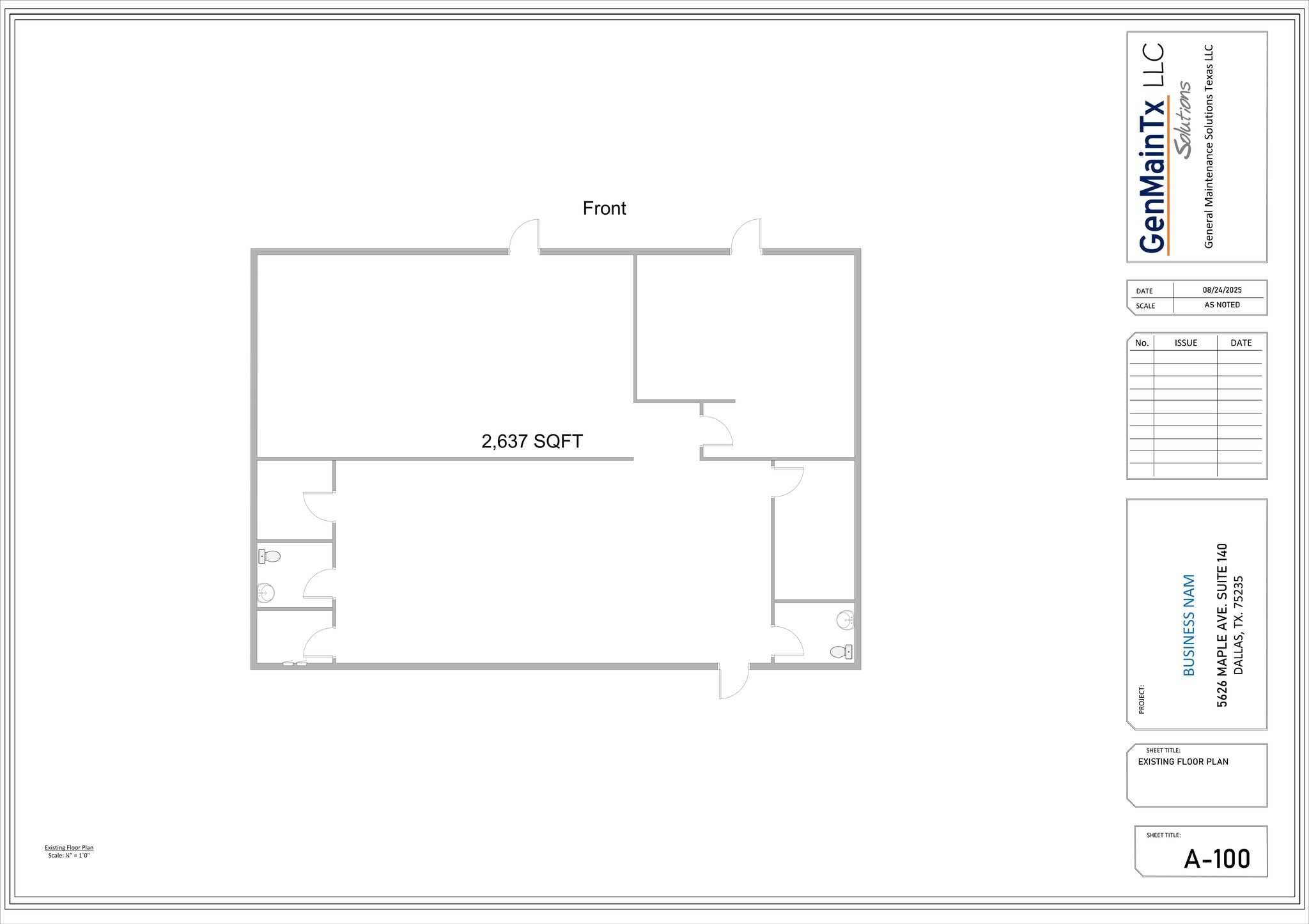 5626 Maple Ave, Dallas, TX for lease Site Plan- Image 1 of 1