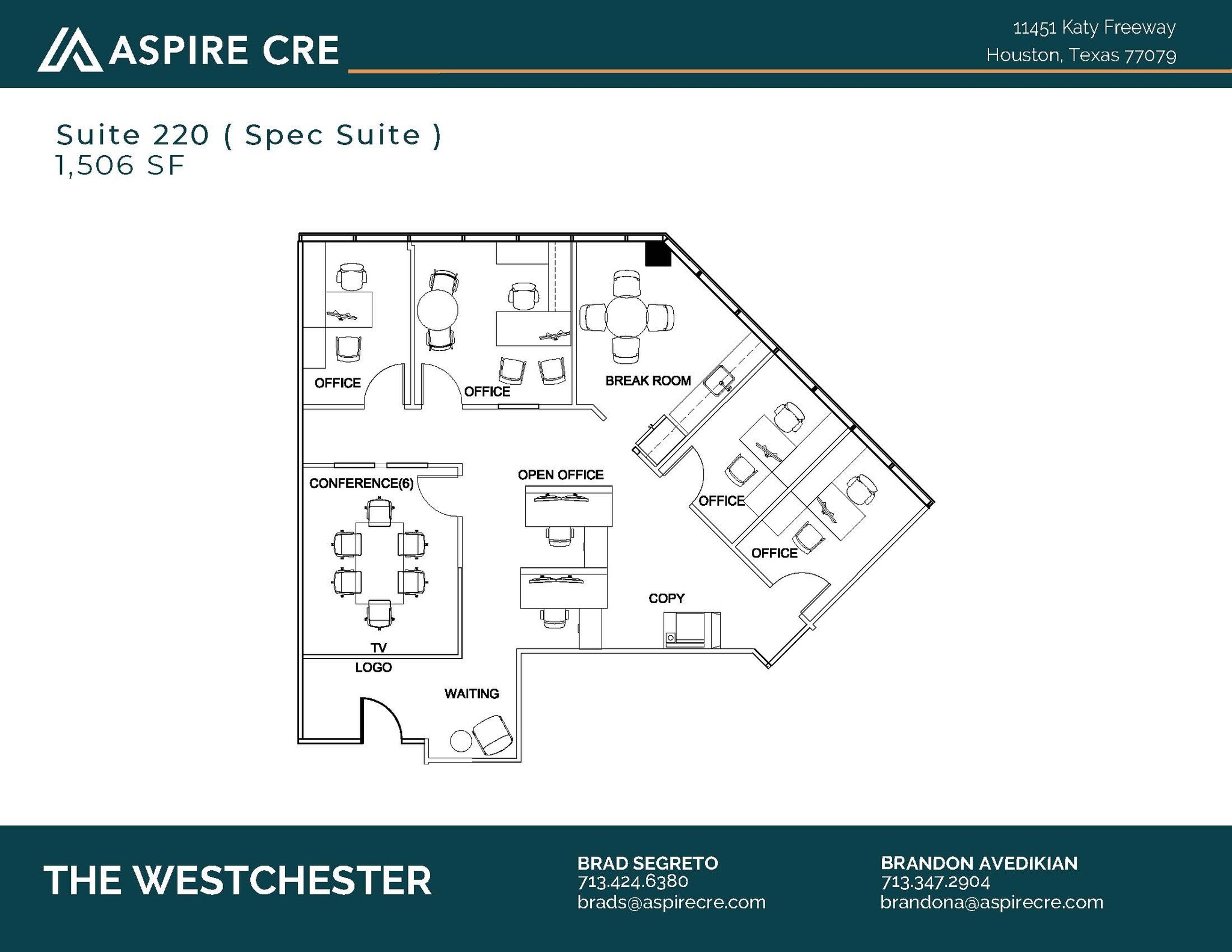 11451 Katy Fwy, Houston, TX for lease Floor Plan- Image 1 of 1
