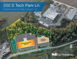 Plus de détails pour 200 S Tech Park Ln, Clayton, NC - Terrain à vendre