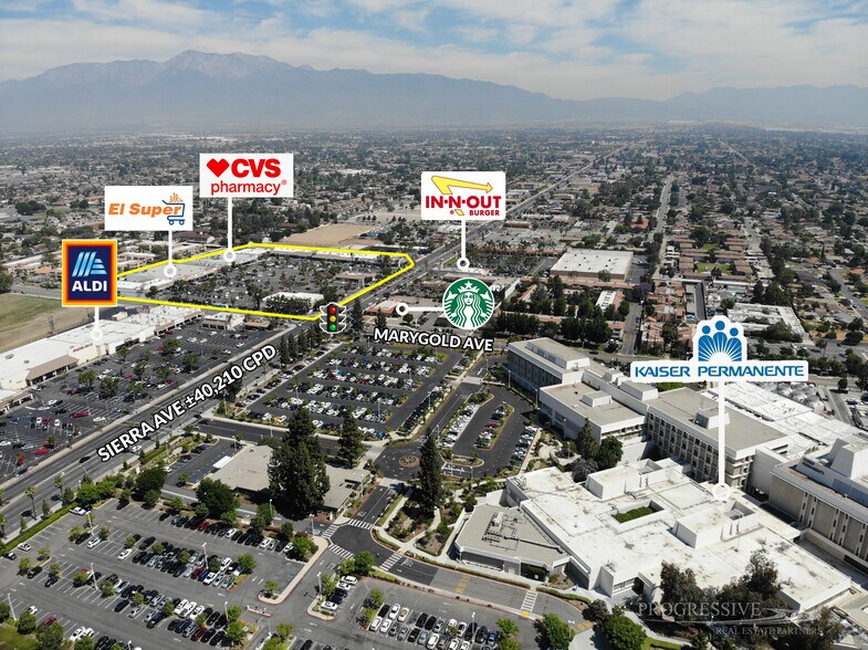 9800-9880 Sierra Ave, Fontana, CA à louer - Photo du bâtiment - Image 1 de 4