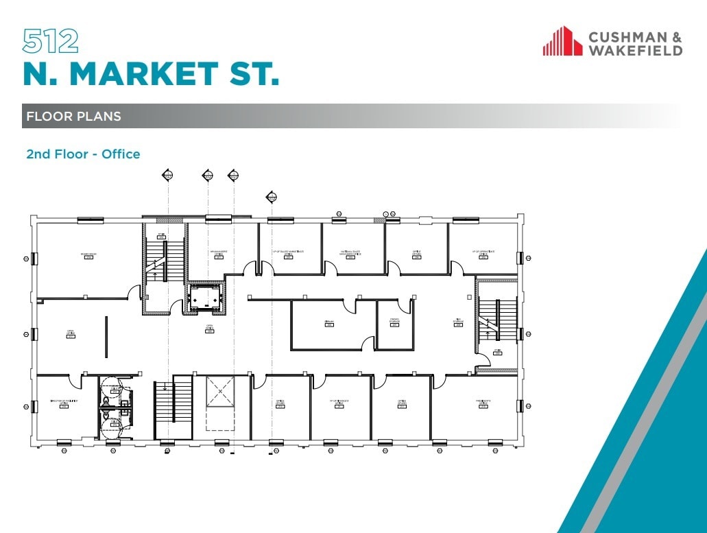 512 N Market St, Lancaster, PA à louer Plan d’étage- Image 1 de 1