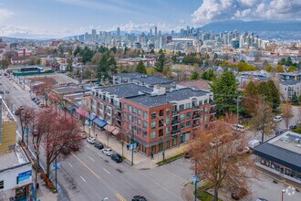 583-595 Broadway E, Vancouver, BC - AERIAL  map view