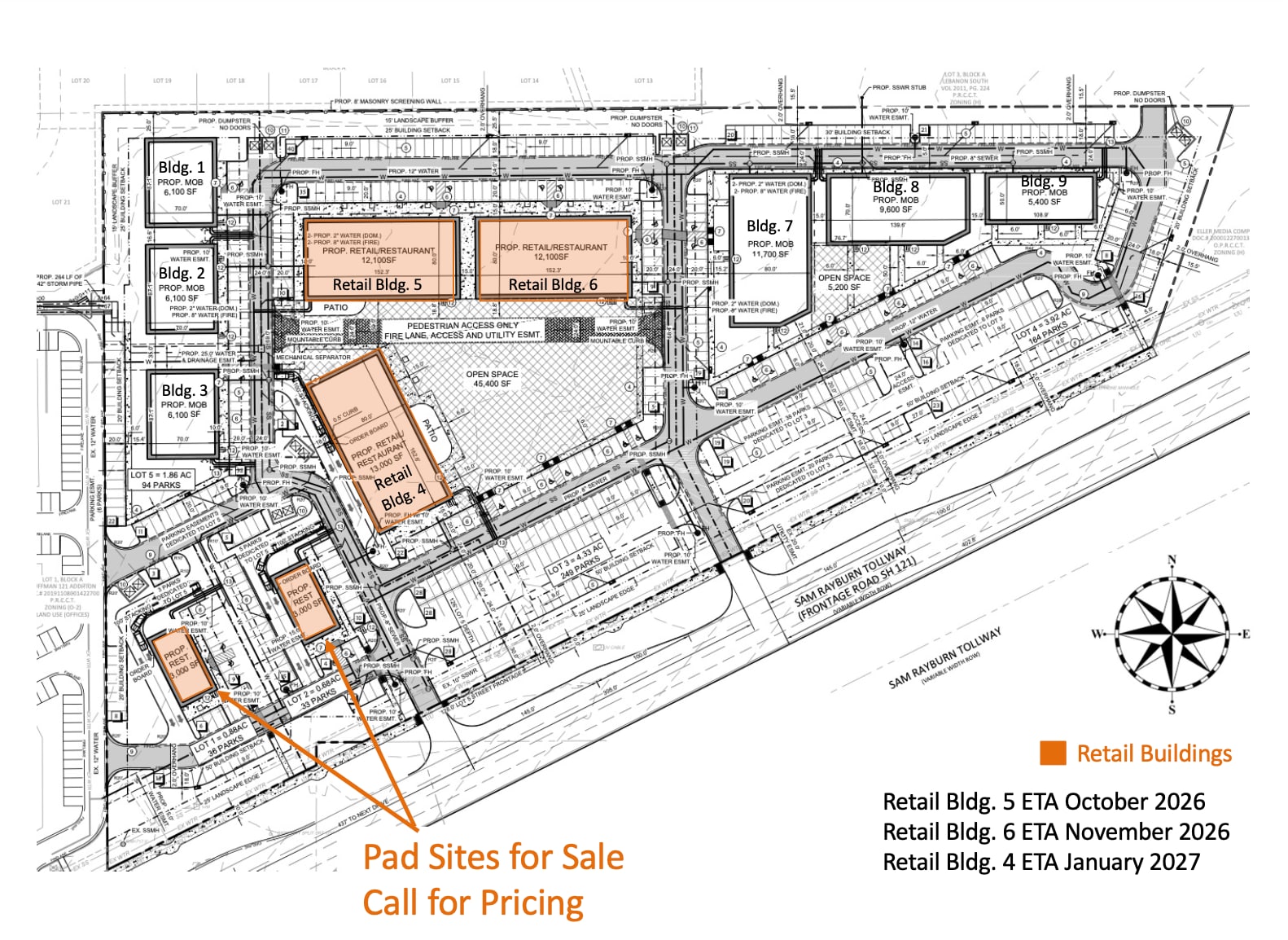 11750 State Hwy 121, Frisco, TX à louer Plan de site- Image 1 de 1