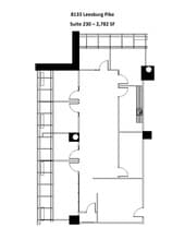 8133 Leesburg Pike, Vienna, VA à louer Plan de site- Image 2 de 2