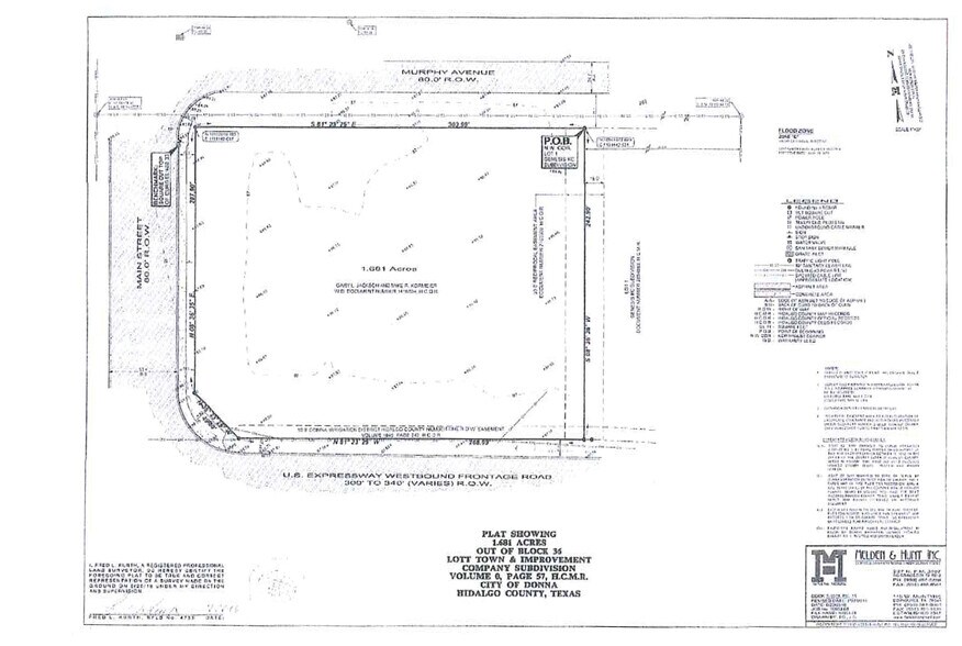 1002 Interstate 2, Donna, TX à louer - Plan de site - Image 3 de 3