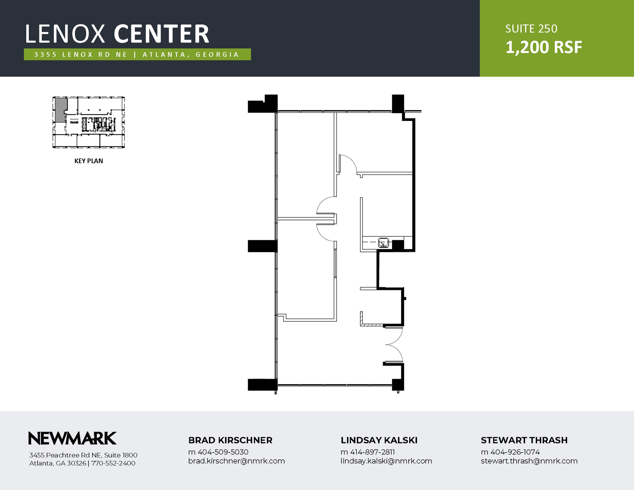 3355 Lenox Rd NE, Atlanta, GA for lease Floor Plan- Image 1 of 1