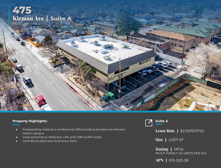 475 Kirman Ave, Reno, NV à louer - Plan d’étage - Image 2 de 6