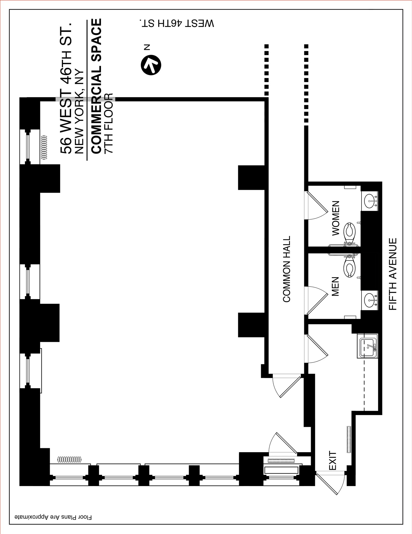56 W 45th St, New York, NY for lease Site Plan- Image 1 of 1