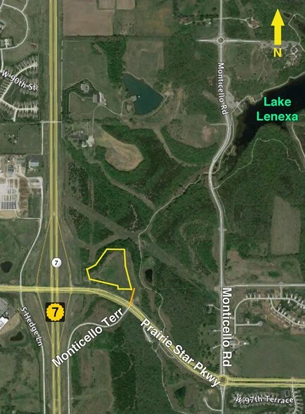 Nec K-7 Hwy & Prairie Star Pkwy, Lenexa, KS à vendre - Photo du bâtiment - Image 2 de 2